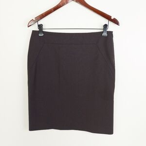Theory Brown Pencil Skirt Size 6